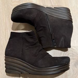 NWOT Miz Mooz Suede Wedge Bootie